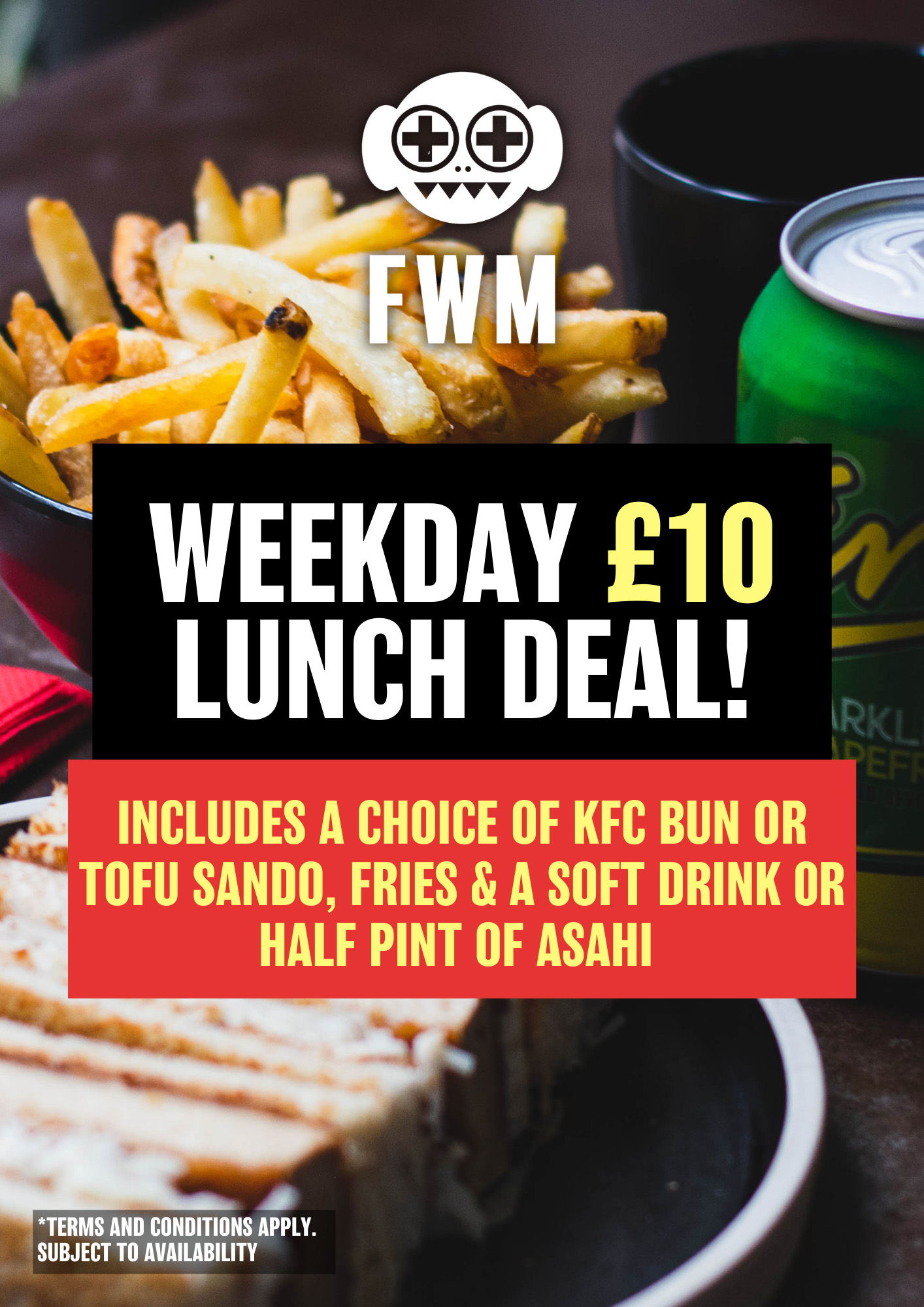 Weekday lunch deals promotion 2020